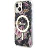 Guess GUHMP14MHCFWSK iPhone 14 Plus/ 15 Plus 6.7" czarny/black hardcase Flower MagSafe na NearMe.pl
