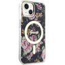 Guess GUHMP14MHCFWSK iPhone 14 Plus/ 15 Plus 6.7" czarny/black hardcase Flower MagSafe na NearMe.pl