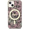 Guess GUHMP14SHCFWSP iPhone 14 / 15 / 136.1" różowy/pink hardcase Flower MagSafe na NearMe.pl