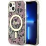 Guess GUHMP14MHCFWSP iPhone 14 Plus/ / 15 Plus 6.7" różowy/pink hardcase Flower MagSafe na NearMe.pl