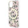 Guess GUHMP14MHCFWSP iPhone 14 Plus/ / 15 Plus 6.7" różowy/pink hardcase Flower MagSafe na NearMe.pl
