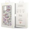 Guess GUHMP14MHCFWST iPhone 14 Plus/ 15 Plus 6.7" transparent hardcase Flower MagSafe na NearMe.pl
