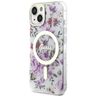 Guess GUHMP14MHCFWST iPhone 14 Plus/ 15 Plus 6.7" transparent hardcase Flower MagSafe na NearMe.pl
