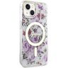 Guess GUHMP14MHCFWST iPhone 14 Plus/ 15 Plus 6.7" transparent hardcase Flower MagSafe na NearMe.pl