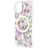 Guess GUHMP14MHCFWST iPhone 14 Plus/ 15 Plus 6.7" transparent hardcase Flower MagSafe na NearMe.pl