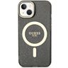 Guess GUHMP14SHCMCGK iPhone 14 / 15 / 136.1" czarny/black hardcase Glitter Gold MagSafe na NearMe.pl