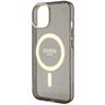 Guess GUHMP14SHCMCGK iPhone 14 / 15 / 136.1" czarny/black hardcase Glitter Gold MagSafe na NearMe.pl