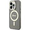 Guess GUHMP14LHCMCGK iPhone 14 Pro 6.1"czarny/black hardcase Glitter Gold MagSafe na NearMe.pl