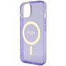 Guess GUHMP14SHCMCGU iPhone 14 / 15 / 136.1" purpurowy/purple hardcase Glitter Gold MagSafe na NearMe.pl