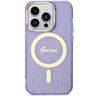 Guess GUHMP14XHCMCGU iPhone 14 Pro Max6.7" purpurowy/purple hardcase Glitter Gold MagSafe na NearMe.pl