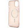 Guess GUHMP14MHCMCGP iPhone 14 Plus/ 15 Plus 6.7" różowy/pink hardcase Glitter Gold MagSafe na NearMe.pl