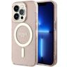 Guess GUHMP14LHCMCGP iPhone 14 Pro 6.1"różowy/pink hardcase Glitter Gold MagSafe na NearMe.pl