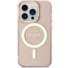 Guess GUHMP14XHCMCGP iPhone 14 Pro Max6.7" różowy/pink hardcase Glitter Gold MagSafe na NearMe.pl