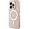 Guess GUHMP14XHCMCGP iPhone 14 Pro Max6.7" różowy/pink hardcase Glitter Gold MagSafe na NearMe.pl