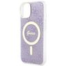 Guess GUHMP14MH4STU iPhone 14 Plus/ 15 Plus 6.7" purpurowy/purple hardcase 4G MagSafe na NearMe.pl