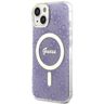 Guess GUHMP14MH4STU iPhone 14 Plus/ 15 Plus 6.7" purpurowy/purple hardcase 4G MagSafe na NearMe.pl