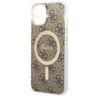 Guess GUHMP14MH4STW iPhone 14 Plus/ 15 Plus 6.7" brązowy/brown hardcase 4G MagSafe na NearMe.pl