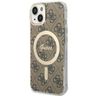 Guess GUHMP14MH4STW iPhone 14 Plus/ 15 Plus 6.7" brązowy/brown hardcase 4G MagSafe na NearMe.pl