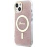 Guess GUHMP14SH4STP iPhone 14 / 15 / 136.1" różowy/pink hardcase 4G MagSafe na NearMe.pl