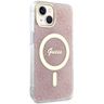 Guess GUHMP14MH4STP iPhone 14 Plus/ 15 Plus 6.7" różowy/pink hardcase 4G MagSafe na NearMe.pl