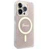 Guess GUHMP14LH4STP iPhone 14 Pro 6.1"różowy/pink hardcase 4G MagSafe na NearMe.pl