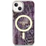 Guess GUHMP14SHLEOPWP iPhone 14 / 15 /13 6.1" różowy/pink hardcase Leopard MagSafe na NearMe.pl
