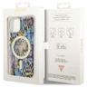 Guess GUHMP14SHLEOPWB iPhone 14 / 15 /13 6.1" niebieski/blue hardcase Leopard MagSafe na NearMe.pl