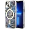 Guess GUHMP14SHLEOPWB iPhone 14 / 15 /13 6.1" niebieski/blue hardcase Leopard MagSafe na NearMe.pl