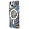 Guess GUHMP14SHLEOPWB iPhone 14 / 15 /13 6.1" niebieski/blue hardcase Leopard MagSafe na NearMe.pl