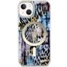 Guess GUHMP14SHLEOPWB iPhone 14 / 15 /13 6.1" niebieski/blue hardcase Leopard MagSafe na NearMe.pl