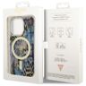 Guess GUHMP14XHLEOPWB iPhone 14 Pro Max6.7" niebieski/blue hardcase Leopard MagSafe na NearMe.pl