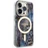 Guess GUHMP14XHLEOPWB iPhone 14 Pro Max6.7" niebieski/blue hardcase Leopard MagSafe na NearMe.pl