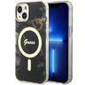 Guess GUHMP14SHTMRSK iPhone 14 / 15 / 136.1" czarny/black hardcase Golden Marble MagSafe na NearMe.pl