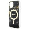 Guess GUHMP14SHTMRSK iPhone 14 / 15 / 136.1" czarny/black hardcase Golden Marble MagSafe na NearMe.pl
