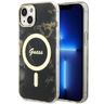 Guess GUHMP14MHTMRSK iPhone 14 Plus/ 15 Plus 6.7" czarny/black hardcase Golden Marble MagSafe na NearMe.pl