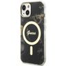Guess GUHMP14MHTMRSK iPhone 14 Plus/ 15 Plus 6.7" czarny/black hardcase Golden Marble MagSafe na NearMe.pl