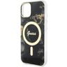 Guess GUHMP14MHTMRSK iPhone 14 Plus/ 15 Plus 6.7" czarny/black hardcase Golden Marble MagSafe na NearMe.pl