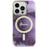 Guess GUHMP14XHTMRSU iPhone 14 Pro Max6.7" purpurowy/purple hardcase Golden Marble MagSafe na NearMe.pl