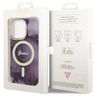 Guess GUHMP14XHTMRSU iPhone 14 Pro Max6.7" purpurowy/purple hardcase Golden Marble MagSafe na NearMe.pl