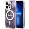 Guess GUHMP14XHTMRSU iPhone 14 Pro Max6.7" purpurowy/purple hardcase Golden Marble MagSafe na NearMe.pl