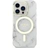 Guess GUHMP14LPCUMAH iPhone 14 Pro 6.1"biały/white hardcase Marble MagSafe na NearMe.pl