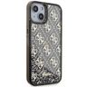 Guess GUHCP14SLC4PSGK iPhone 14 / 15 /13 6.1" czarny/black hardcase Liquid Glitter 4G Transculent na NearMe.pl