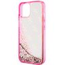 Guess GUHCP14SLC4PSGP iPhone 14 / 15 /13 6.1" różowy/pink hardcase Liquid Glitter 4G Transculent na NearMe.pl