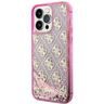 Guess GUHCP14LLC4PSGP iPhone 14 Pro 6.1"różowy/pink hardcase Liquid Glitter 4G Transculent na NearMe.pl