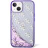 Guess GUHCP14SLC4PSGU iPhone 14 / 15 /13 6.1" purpurowy/purple hardcase Liquid Glitter 4G Transculent na NearMe.pl