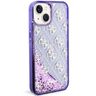 Guess GUHCP14SLC4PSGU iPhone 14 / 15 /13 6.1" purpurowy/purple hardcase Liquid Glitter 4G Transculent na NearMe.pl