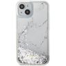 Guess GUHCP14SLCSGSGH iPhone 14 / 15 /13 6.1" biały/white hardcase Liquid Glitter Marble na NearMe.pl