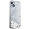Guess GUHCP14SLCSGSGH iPhone 14 / 15 /13 6.1" biały/white hardcase Liquid Glitter Marble na NearMe.pl