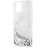 Guess GUHCP14SLCSGSGH iPhone 14 / 15 /13 6.1" biały/white hardcase Liquid Glitter Marble na NearMe.pl