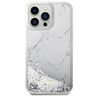 Guess GUHCP14XLCSGSGH iPhone 14 Pro Max6.7" biały/white hardcase Liquid Glitter Marble na NearMe.pl